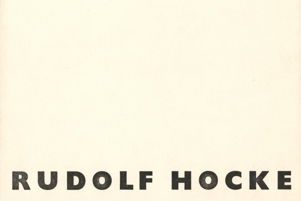 Rudolf Hocke – obrazy, kresby